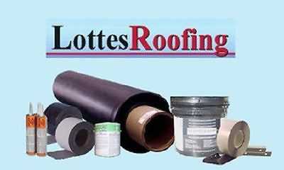 EPDM Rubber Roof Roofing Kit COMPLETE - 500 sq.ft.